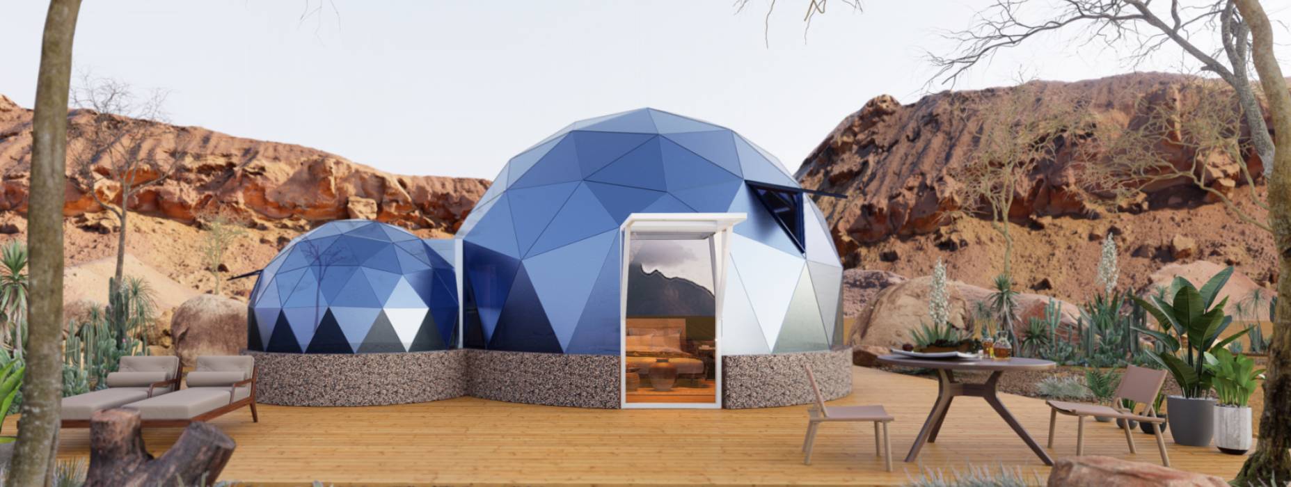 嘉祥县球形智能光伏玻璃星空房